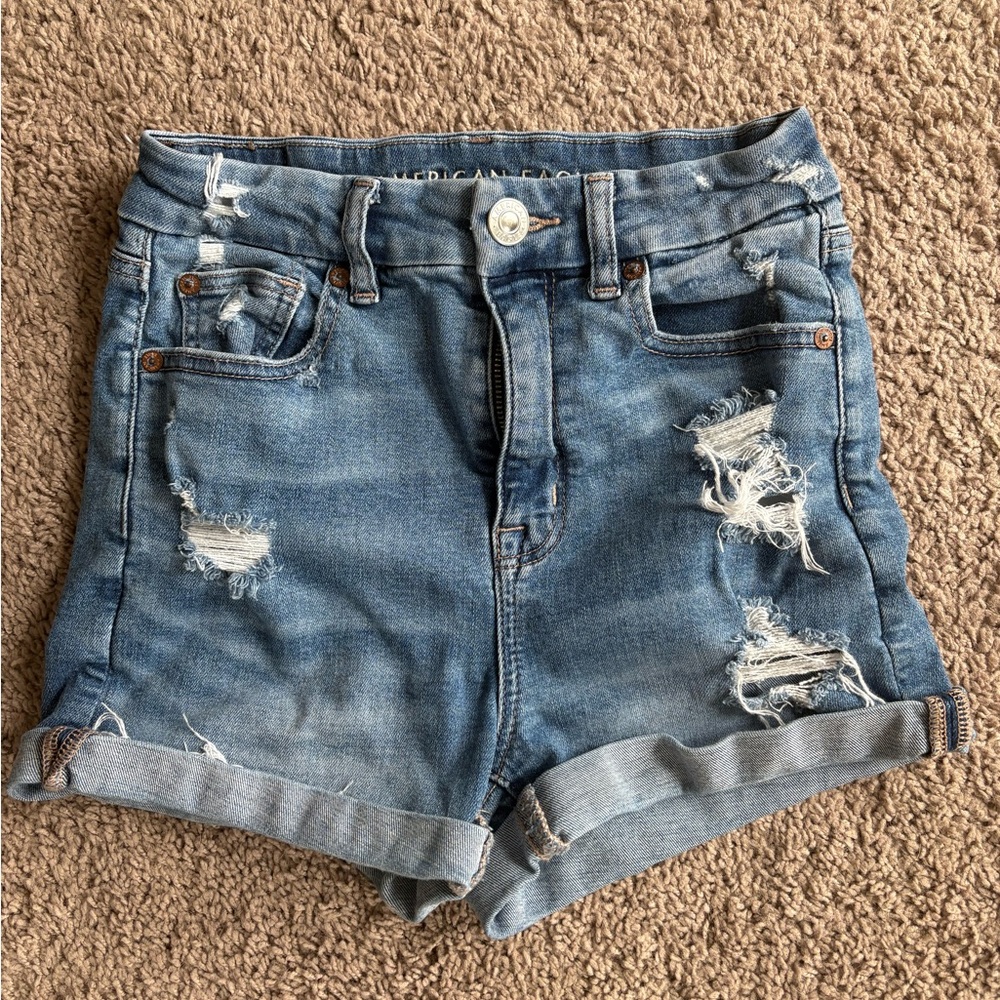 AE high rise shorties